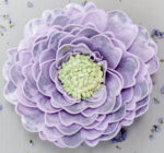 Amethyst Pincushion Soap Flower