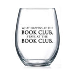 Book Club Wine Glass - Image 3
