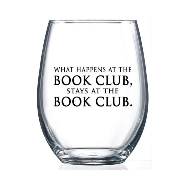 Book Club Wine Glass - Image 3