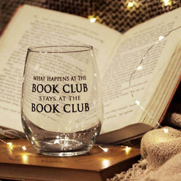 Book Club Wine Glass - Image 2