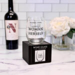 Successful Woman Wine Glass - Image 2