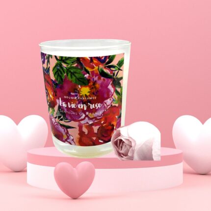 Scented Candle La Vie En Rose