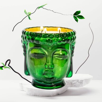 Buddha Royal Emerald 24K Gold Scented Candle