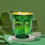 Buddha Royal Emerald 24K Gold Scented Candle - Image 3